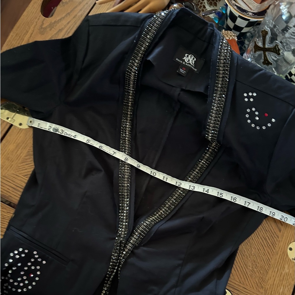 Black Rhinestone Jacket - Picture 11 of 16